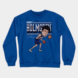 Chet Holmgren Oklahoma City Cartoon Crewneck Sweatshirt